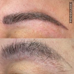 Microbladed Brows Before & After