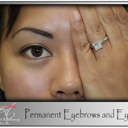 PERMANENT EYEBROWS AND EYELINER