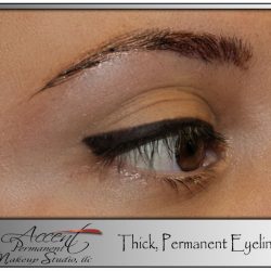 Thick, Permanent Eyeliner